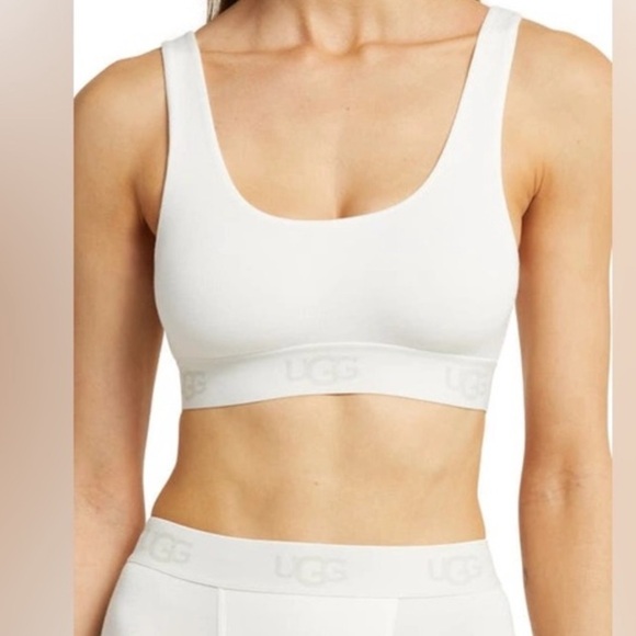 UGG Other - NWT WHITE UGG Gwendolynn Bralette Logo Band Size: Large